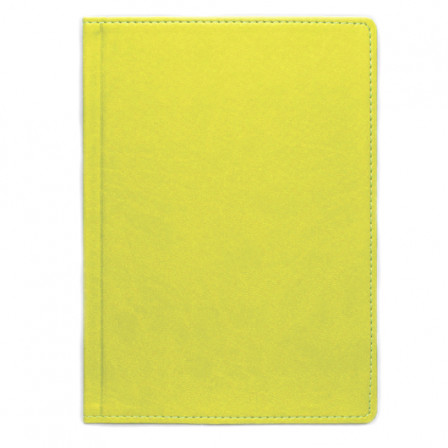 Щоденник А5 2026 ПРИНТ лимонний, недатований кремовий, 288 стор. під нанесення зображення