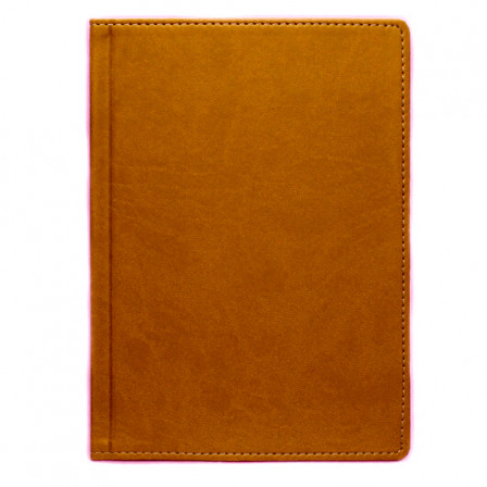 Щоденник А5 2026 ПРИНТ, світло-коричневий, датований кремовий, 320 стор. під нанесення зображення