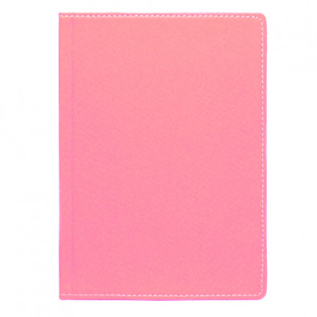 Щоденник А5 2026 ПРИНТ світло-рожевий, недатований білий, 288 стор. під нанесення зображення