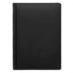 Щоденник А5 2026 СОФТ чорний, датований кремовий, 320 стр.