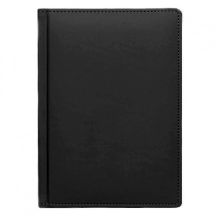 Щоденник А5 2026 СОФТ чорний, недатований кремовий, 288 стр. під нанесення зображення