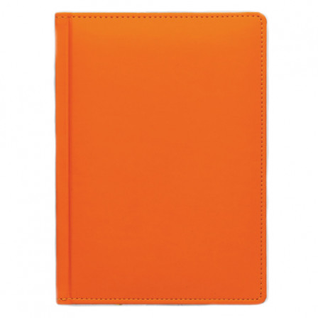 Щоденник А5 2026 СОФТ помаранчевий, недатований кремовий, 288 стр. під нанесення зображення