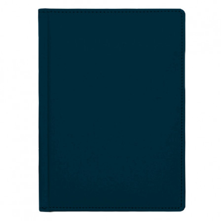 Щоденник А5 2026 СОФТ синій, недатований кремовий, 288 стр. під нанесення зображення