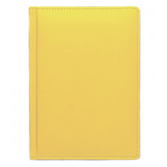 Щоденник А5 2026 СОФТ золотий, датований білий, 320 стр.