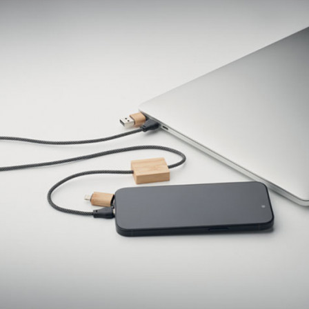 CABOO, Кабель для зарядки, 100x2,8x1 см під нанесення зображення