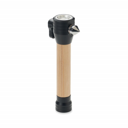 LUSTRE, Ліхтарик автомобільний 3-в-1 з аварійним молотком та магнітом, 13,2x4,8x2,8 см