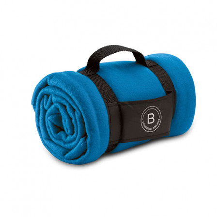 STAVENGER, Плед флісовий з нейлоновою ручкою, 150х120 см під нанесення зображення