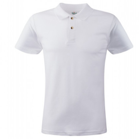 Поло чоловіче Keya 170 G, білий під нанесення зображення