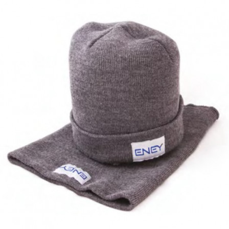 Набір в'язаний шапка+бафф, унісекс під нанесення зображення