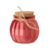 Свічка ароматизована з корковою кришкою, PUMKIN, Ø7,9x7,2 см, 80 г Червоний