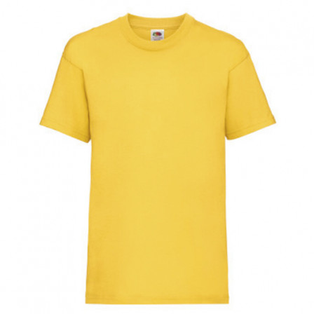 Футболка дитяча Kids Valueweight Fruit of the Loom 165g, сонячно-жовтий, розмір XS (3-4 роки)