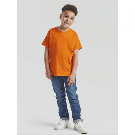 Футболка дитяча Kids Valueweight Fruit of the Loom 165g, помаранчевий, розмір XS (3-4 роки)