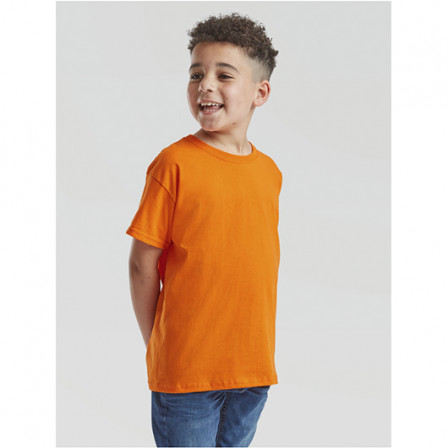 Футболка дитяча Kids Valueweight Fruit of the Loom 165g, помаранчевий, розмір XS (3-4 роки)