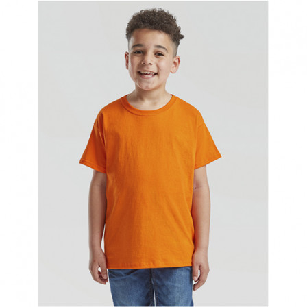 Футболка дитяча Kids Valueweight Fruit of the Loom 165g, помаранчевий, розмір XS (3-4 роки)