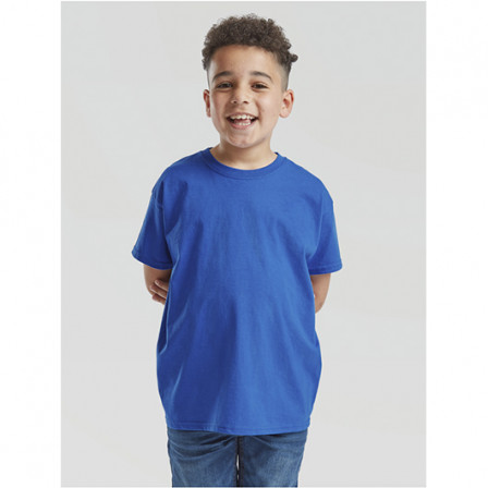 Футболка дитяча Kids Valueweight Fruit of the Loom 165g, яскраво-синій, розмір XS (3-4 роки)