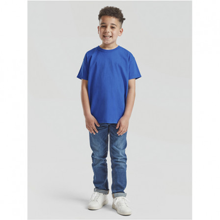 Футболка дитяча Kids Valueweight Fruit of the Loom 165g, яскраво-синій, розмір XS (3-4 роки)