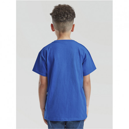 Футболка дитяча Kids Valueweight Fruit of the Loom 165g, яскраво-синій, розмір XS (3-4 роки)