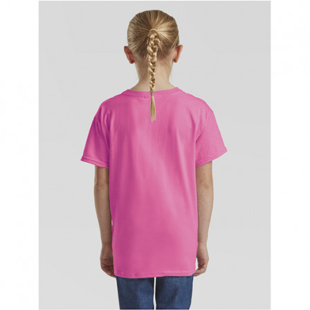 Футболка дитяча Kids Valueweight Fruit of the Loom 165g, фуксія, розмір S (5-6 років)
