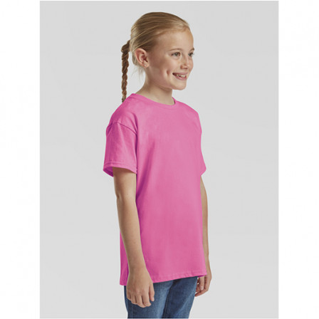 Футболка дитяча Kids Valueweight Fruit of the Loom 165g, фуксія, розмір S (5-6 років)