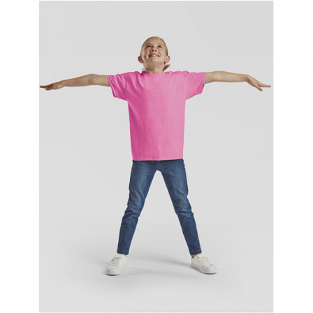 Футболка дитяча Kids Valueweight Fruit of the Loom 165g, фуксія, розмір S (5-6 років)