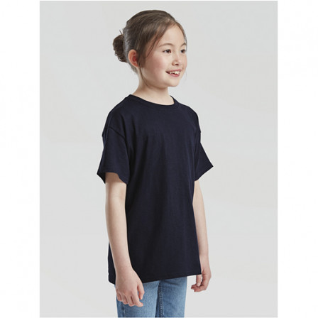 Футболка дитяча Kids Valueweight Fruit of the Loom 165g, глибокий темно-синій, розмір XS (3-4 роки)