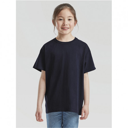 Футболка дитяча Kids Valueweight Fruit of the Loom 165g, глибокий темно-синій, розмір XS (3-4 роки)