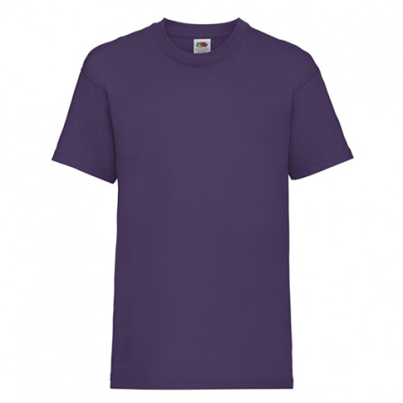 Футболка дитяча Kids Valueweight Fruit of the Loom 165g, фіолетовий, розмір XS (3-4 роки)