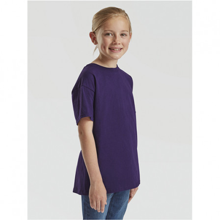 Футболка дитяча Kids Valueweight Fruit of the Loom 165g, фіолетовий, розмір XS (3-4 роки)