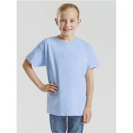 Футболка дитяча Kids Valueweight Fruit of the Loom 165g, яскраво-синій, розмір XS (3-4 роки)