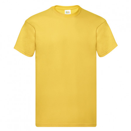 Футболка чоловіча ORIGINAL T Fruit of the Loom 145g, сонячно-жовтий, розмір S