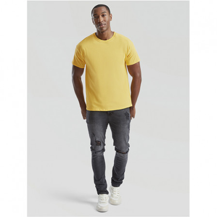 Футболка чоловіча ORIGINAL T Fruit of the Loom 145g, сонячно-жовтий, розмір S