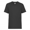 Футболка чоловіча ORIGINAL T Fruit of the Loom 145g, чорний, M M
