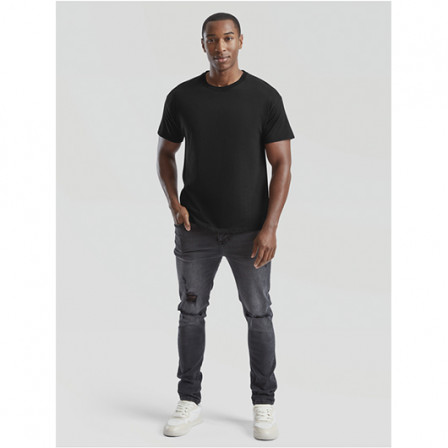 Футболка чоловіча ORIGINAL T Fruit of the Loom 145g, чорний, розмір M