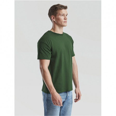 Футболка чоловіча ORIGINAL T Fruit of the Loom 145g, темно-зелений, розмір XL