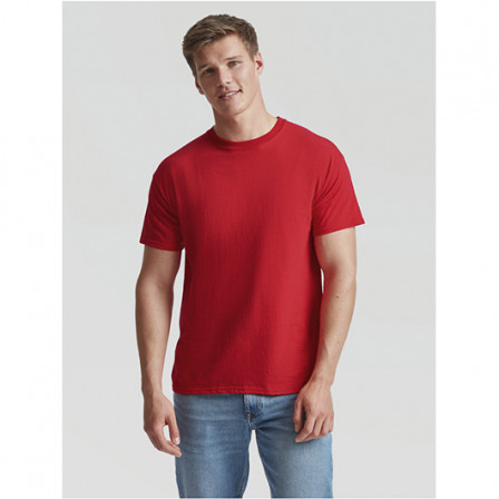 Футболка чоловіча ORIGINAL T Fruit of the Loom 145g, червоний, розмір S