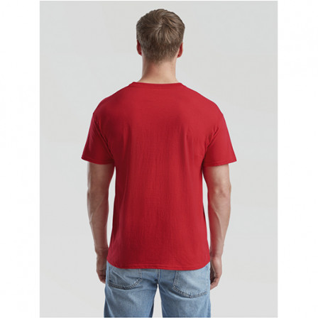 Футболка чоловіча ORIGINAL T Fruit of the Loom 145g, червоний, розмір S