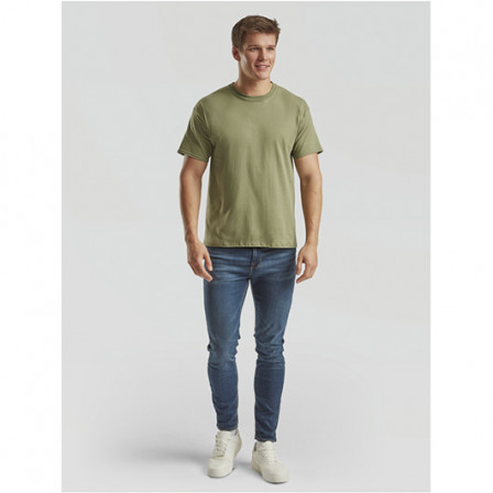 Футболка чоловіча ORIGINAL T Fruit of the Loom 145g, оливковий, розмір XL