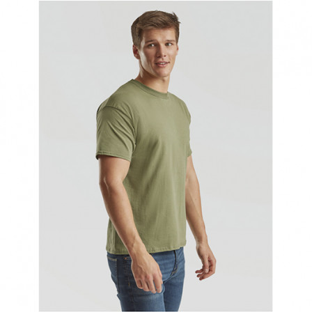 Футболка чоловіча ORIGINAL T Fruit of the Loom 145g, оливковий, розмір XL