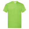 Футболка чоловіча ORIGINAL T Fruit of the Loom 145g, лайм, S S