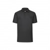 Теніска Fruit of the Loom 65/35 Polo 180g, чорний, розмір XXL XXL