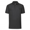 Теніска Fruit of the Loom 65/35 Polo 180g, чорний, розмір M M