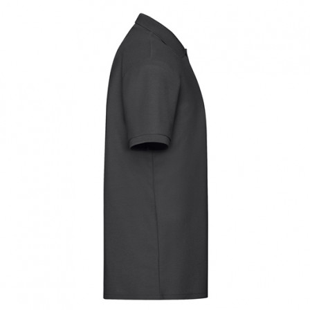 Теніска унісекс Fruit of the Loom 65/35 Polo 180g, чорний