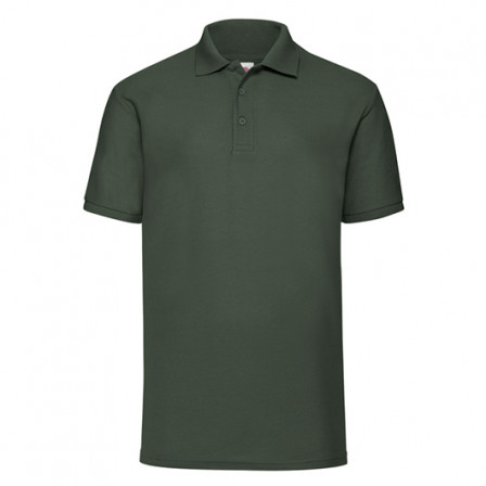 Теніска Fruit of the Loom 65/35 Polo 180g, темно-зелений