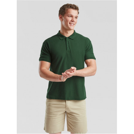 Теніска Fruit of the Loom 65/35 Polo 180g, темно-зелений