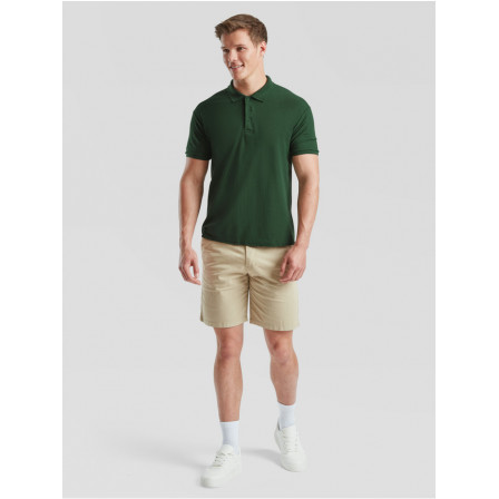 Теніска Fruit of the Loom 65/35 Polo 180g, темно-зелений