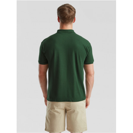 Теніска Fruit of the Loom 65/35 Polo 180g, темно-зелений