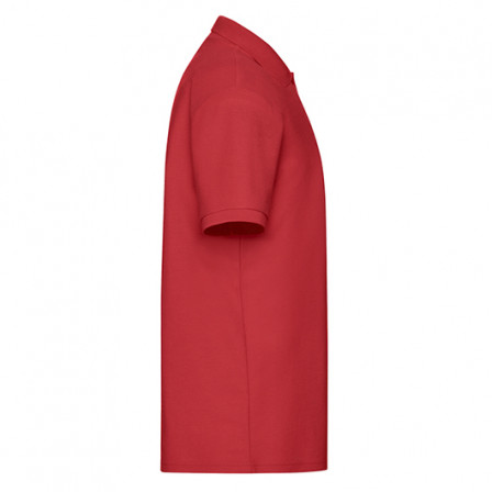 Теніска унісекс Fruit of the Loom 65/35 Polo 180g, червоний, розмір S