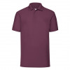 Теніска Fruit of the Loom 65/35 Polo 180g, бордовий, розмір S S