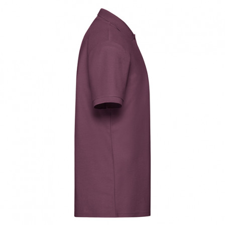 Теніска унісекс Fruit of the Loom 65/35 Polo 180g, бордовий, розмір S