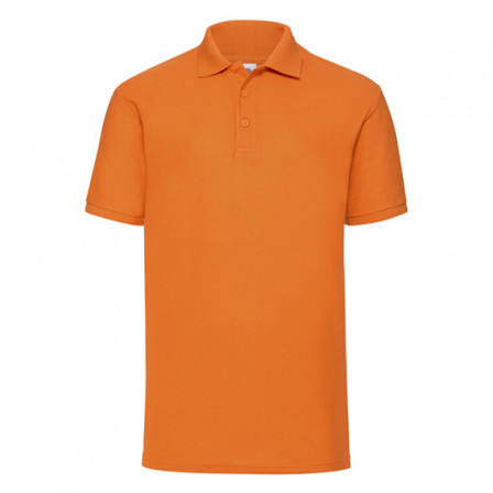 Теніска унісекс Fruit of the Loom 65/35 Polo 180g, помаранчевий, розмір XXL